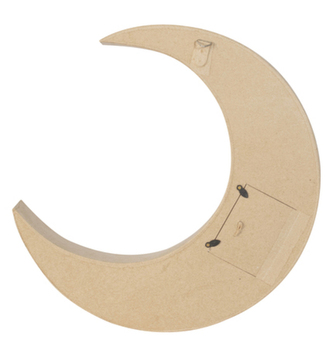 Księżyc z gwiazdkami do zawieszenia 34 x 35 x 5 cm. HD078C, Decopatch