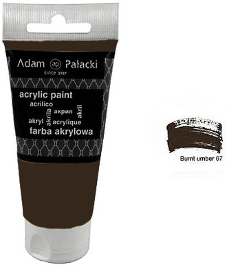 Farba akrylowa burnt umber 48267, 75ml Adam Pałacki