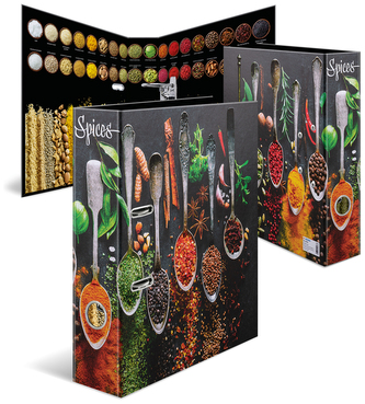 Segregator A4 70mm Przyprawy, Herma