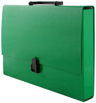 Teczka z rączką A4 zielona pastelowa, Tadeo