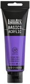 Farba akrylowa Basic 590 Purpurowy błyszczący(Brillant purple) tuba 118 ml, Liquitex