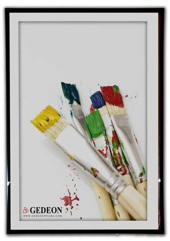 Ramka 30 x 40 cm plastikowa złota, srebrna, czerwona, niebieska, brąz, Gedeon