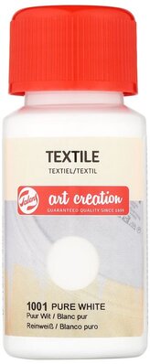 Farba do tkanin Textile Colour 50ml Pure White 1001, Talens