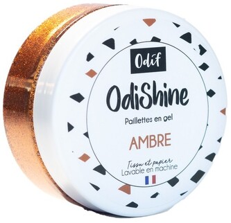Żel brokatowy do tkanin 65g Ambre, Odif