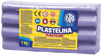 Plastelina fioletowa -jasna 1 kg 303111011, Astra