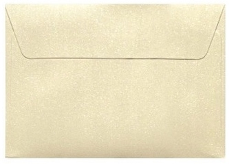 Koperta C6 mika kremowy p., 120g/m2, op. 10szt., Galeria Papieru