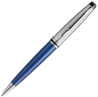Długopis Expert Deluxe metalic niebieski, Waterman