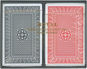 Karty do gry 2-talie plastikowe pud-plast., Royal