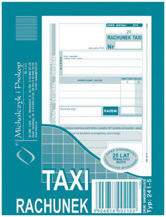 Druk Rachunek TAXI MiP