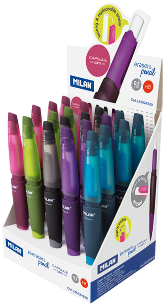 Ołówek automatyczny Capsule slim HB 0.5 mm, Milan