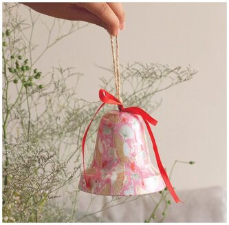 Dzwonek ze wstążką 10 x 10 x 9 cm AC845C, Decopatch