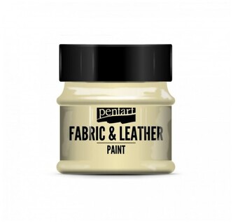 Farba do tkanin i skór 50ml beżowa, Pentart