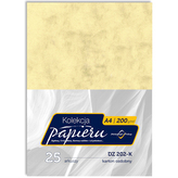 Karton wizytówkowy marmurek kość słoniowa 25 ark. A4 200 g/m2 DZ202-K, Michalczyk i Prokop