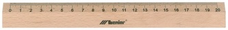 Linijka drewniana 20cm, Leniar 30061