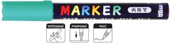 Marker akrylowy 1-2 mm, zielony niebieskawy APL523-53, M&G;