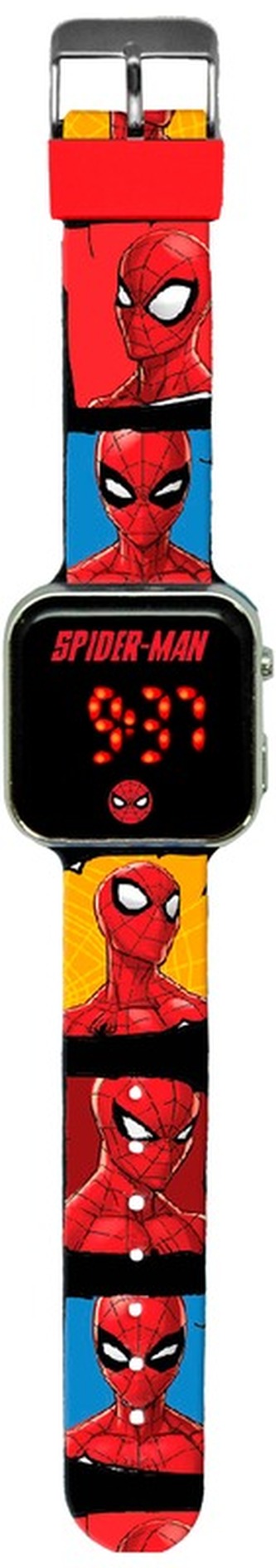 Zegarek LED z kalendarzem Spiderman SPD4903, Kids
