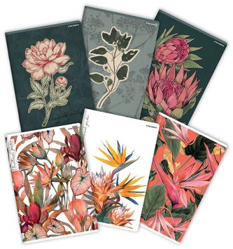 Zeszyt A4 60k 70g kratka Flowers, Top-2000