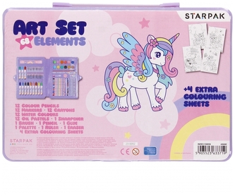 Zestaw artystyczny 68-el. Unicorn, Starpak
