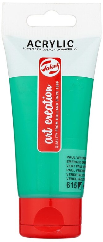 Farba akrylowa nr 615 zielony jas-75ml, ArtCreation