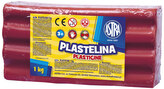 Plastelina różowa 1 kg 303111008, Astra