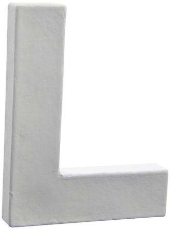 Litera 3D mała 12cm "L" AC741 C, Decopatch