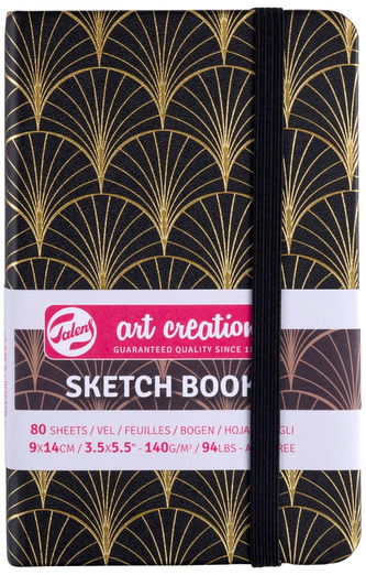 Szkicownik 9x14cm Art Deco, Talens
