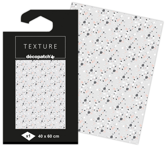 Papier do decoupage teksturowany 40 x 60 cm TD804 C, Decopatch