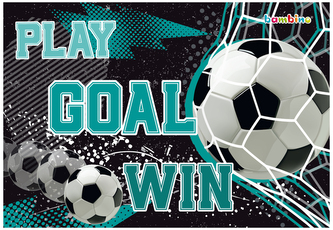 Podkład szkolny na biurko obustronny 55x38cm Goal, St.Majewski