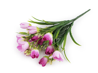 Umělá kytice krokus - 1 ks - 4 fialovorůžová