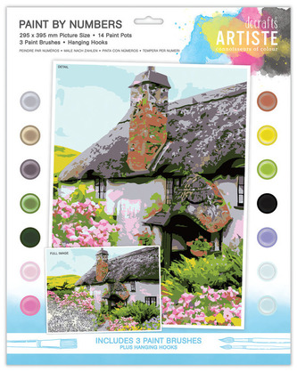 Zestaw do malowania duży - Artiste - Cottage Core, Docrafts