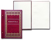 Kronika 250x345 pion. malowana bordo. Warta