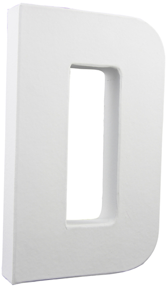 Litera 3D duża 20cm „D” AC703 C, Decopatch