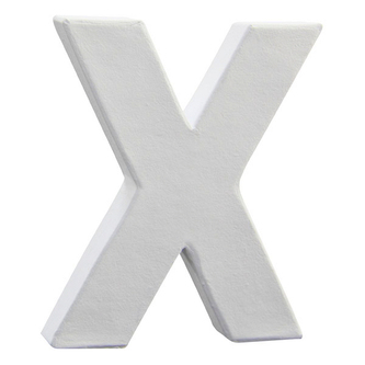 Litera 3D "X" mała 12 cm AC276, Decopatch