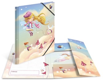 Teczka z gumką A4 Wróżki, Herma