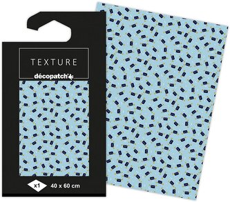 Papier do decoupage teksturowany 40 x 60 cm na blistrze TD 823, Decopatch