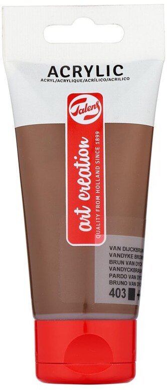 Farba akrylowa nr 403 brąz 75ml, ArtCreation