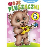 Kolorowanka z naklejkami. Moje pluszaczki Kotek 752