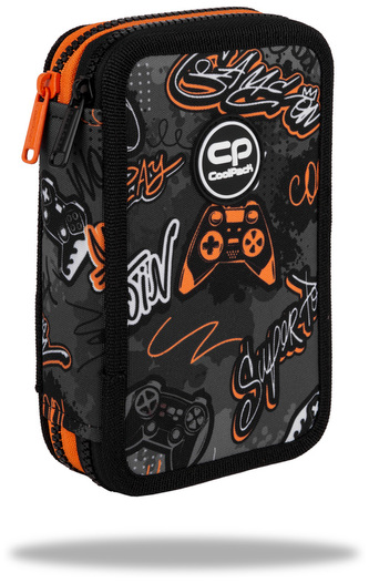 Piórnik podwójny z wyposażeniem Jumper 2 Gamer CoolPack, Patio