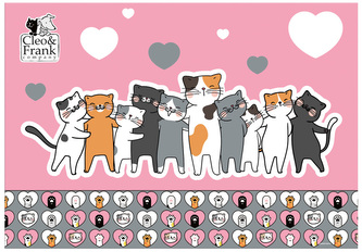 Podkład oklejany Cleo i Frank 39 (Kot), Derform