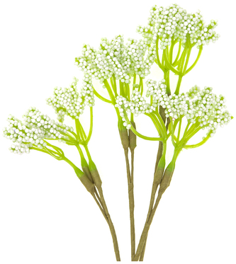 Kwiaty polne, 4 szt. écru, Dp Craft