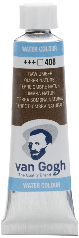 Farba akwarelowa Van Gogh 10ml Raw Umber 408, Talens