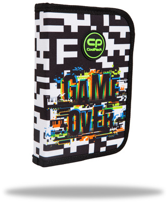 Piórnik jednoklapkowy bez wyposażenia Clipper Game Over 504595, CoolPack Patio