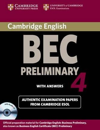 Camb BEC Preliminary 4 Self-Study Pack