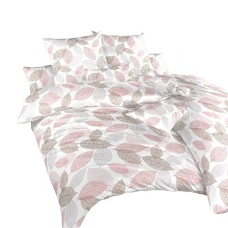 Dadka Povlečení satén Podzim hnědý 220x220, 2x70x90 cm