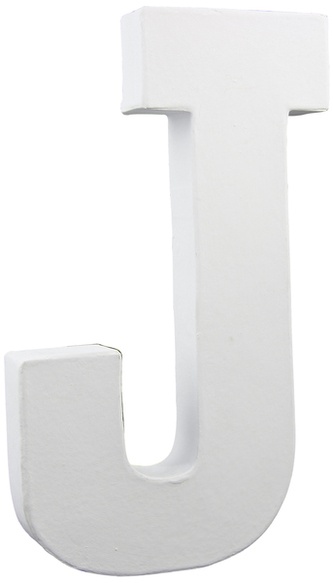 Litera 3D duża 20cm „J” AC709 C, Decopatch