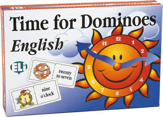 Gra językowa Angielski Time for Dominoes. Opr. karton OOP