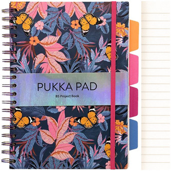 Kołobrulion Book Bloom. Motyle. Pukka Project. B5 linia. 100 kartek