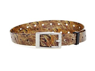 Dogtrace Plastový obojek hnědý maskáčový bez oka, 2 x 70 cm