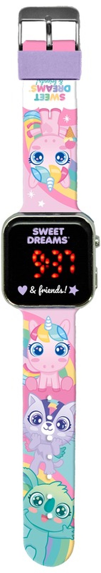 Zegarek LED z kalendarzem Sweet Dreams, Kids