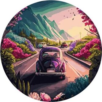 Maľovanie podľa čísel. Volkswagen